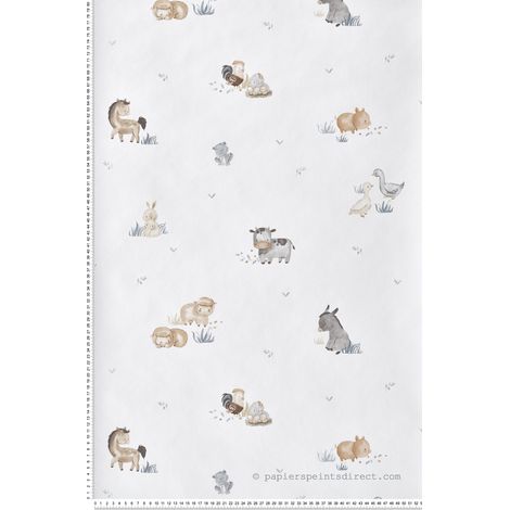 Papier peint Enfant Bleu Babyland 2 Lutèce (1/3)