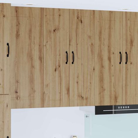 vidaXL Armadietto a muro LUCCA Rovere Artigianale 60 x 31 x 100