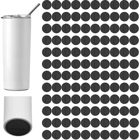 Gummiboden für Sublimationsglas, für feststehendes, gerades Glas, 120 Stück (1/5)