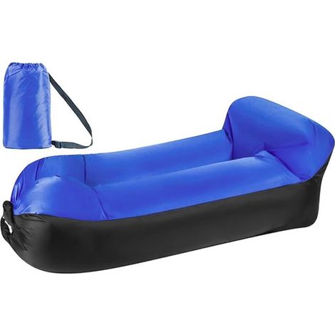 Divano gonfiabile, panca da campeggio portatile, 240 x 75 cm, ideale per campeggio, giardino, piscina e feste in spiaggia. (1/5)