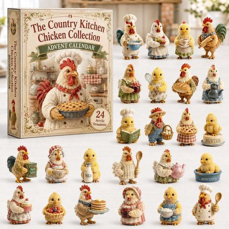 Hähnchen als Koch Adventskalender 2026 2D Überraschungsbox