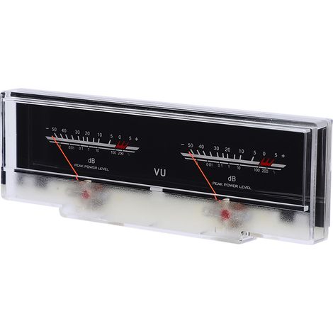 P‑78WTC VU-Meter Leistungsverstärker-DB-Meter mit Hintergrundbeleuchtung Audiopegelmesser für Zuhause und Auto (1/5)