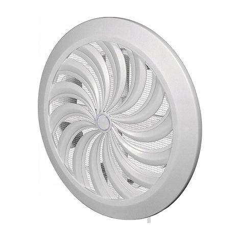 Rejilla de ventilación Awenta t89 regulable protección insectos PVC (1/3)