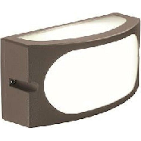 Lampada Applique da Esterno a Parete Interno Giardino Dive Sovil - Colore: Marrone (1/5)