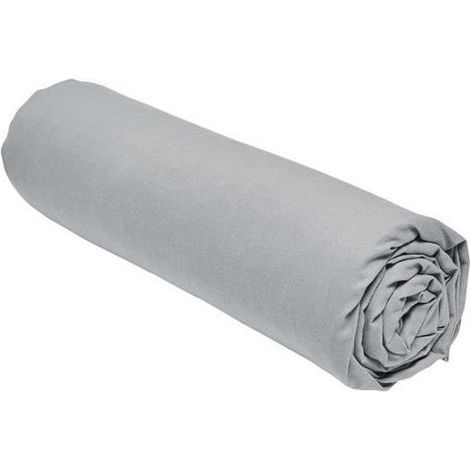 Essential Drap Housse Gris Acier 90x190 cm (1/3)
