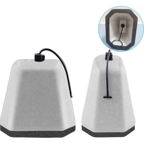 2pcs Couvercle Contre le Gel Isolant pour Robinet Exterieur -Housse de Robinet En Mousse Imperméable-grey (1/5)