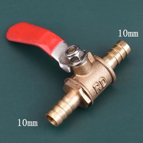 (11-Autres) Robinets à bille en laiton avec filetage G1/8 - G3/8 et raccords à barbes de 8 à 10 mm pour des connexions de plomberie polyvalentes (1/5)
