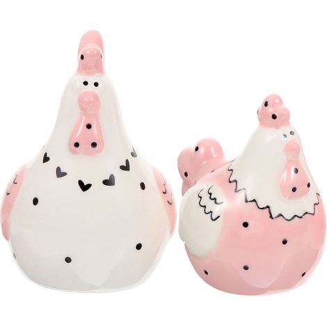 Pot À Épices - En Céramique - Pour Sel Sucre Café - Usage Intérieur Et Extérieur - Lot De 2 (1/5)