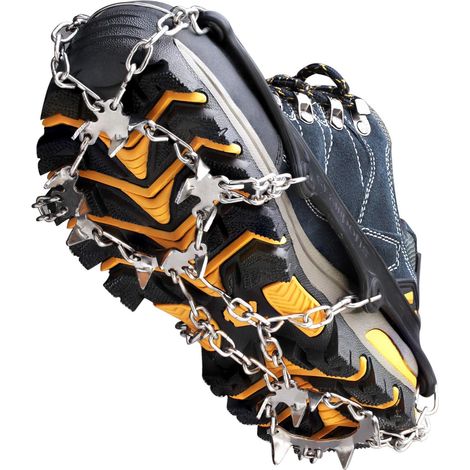 Crampons à glace antidérapants en acier inoxydable avec 19 pointes de traction pour B (1/5)