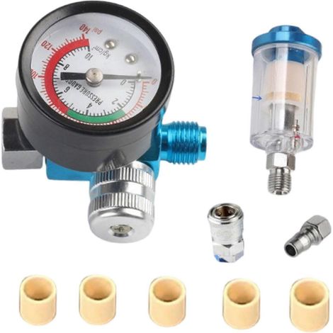 Wasser-Öl-Abscheider, Luftfilter, Feuchtigkeitsregler für Kompressoren, Farbspritzpistolen, Luftregler, Manometer, Werkzeugdruckteile (1/5)
