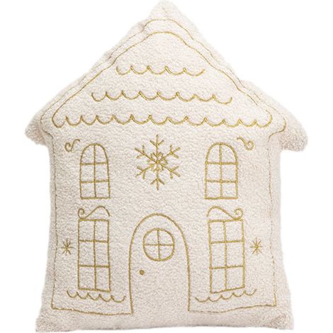 Coussin De Noel - Motif Sucette - 50x50 Cm - En Polypropylène - Pour Décoration Intérieure Et Cadeau Festif - 1 Pièce (1/5)
