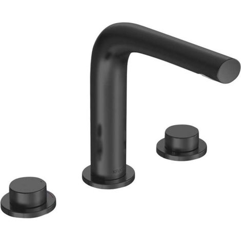 Mitigeur lavabo 3 trous EDITION 400 150 sans garniture de vidage, chrome noir brossé KEUCO (1/2)