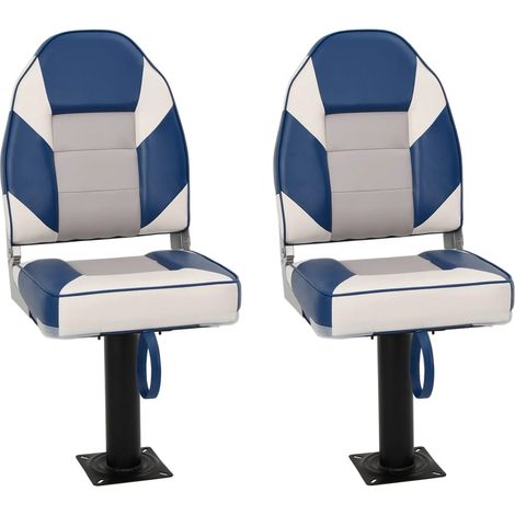 Maison Exclusive - Sedili per Barca 2pz con Supporto Girevole 360° (1/5)
