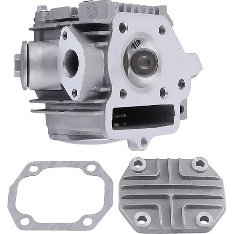 Kit de culata de aleación de aluminio, compatible con motores de 70 cc y 50 cc, apto para motocicletas todoterreno ligeras, mejora la eficiencia del motor, diseño ligero. (1/5)
