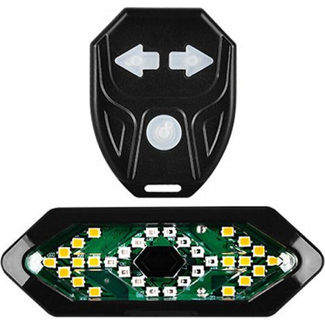 Clignotant De Velo Intelligent Usb Rechargeable Feu Arriere De Velo Feu Arriere Telecommande Sans Fil Led Temoin D'Avertissement Avec Klaxon Pour Velo De Montagne,Noir (1/5)