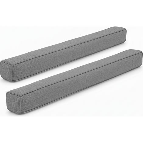 2er Set Zugluftstopper für Türen 100cm Levante, Grau