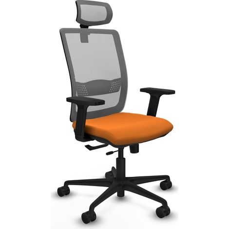 Chaise piqueras y crespo Haches jaune moutarde mousse injectée (1/2)