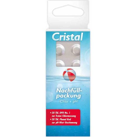 Nachfüllpackung Wassertestgerät Chlor/pH