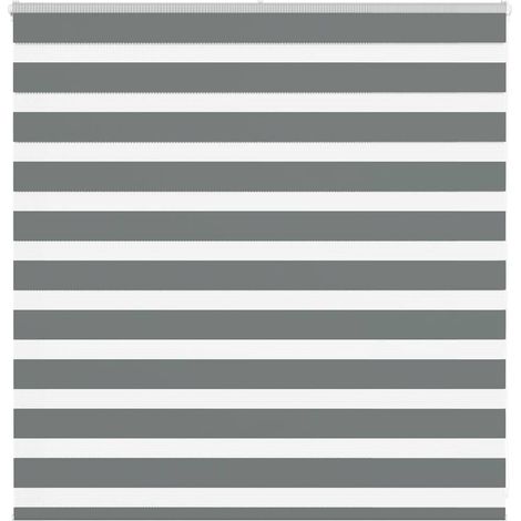Doppelrollo Dunkelgrau 150x100 cm Stoffbreite 145,9 cm Polyester