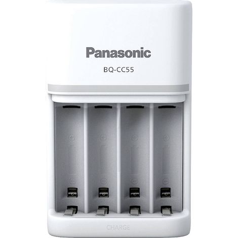 Chargeur de bloc de batterie NiMH non Panasonic Smart & Quick BQ-CC55 (1/5)