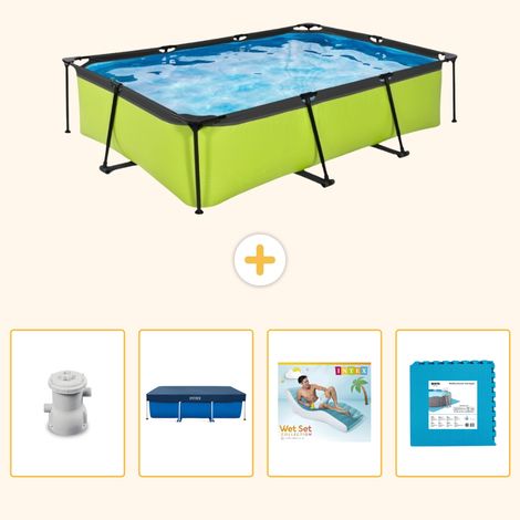 Exit-toys Piscine Exit Rectangulaire - 300x200x65 cm - 5-pièces  S303 (1/5)