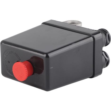 Interrupteur de compresseur d'air, pressostat automatique, accessoires pour pompe à air, vanne de pression réglable verticale à quatre voies (1/5)
