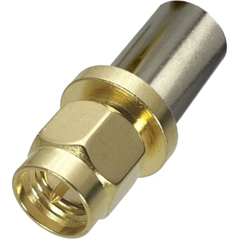 Connettore SMA per cavo LMR300, crimpato (1/4)