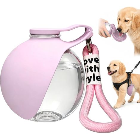 Portable Dog Water Bottle, 285 ml for Walking Dogs (1/5)