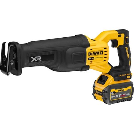 Dewalt – Scie sabre 54V DCS386T1QW – Moteur Brushless – Capacité de coupe 300 mm bois – Avec 1 batterie 6Ah et coffret TSTAK (1/10)