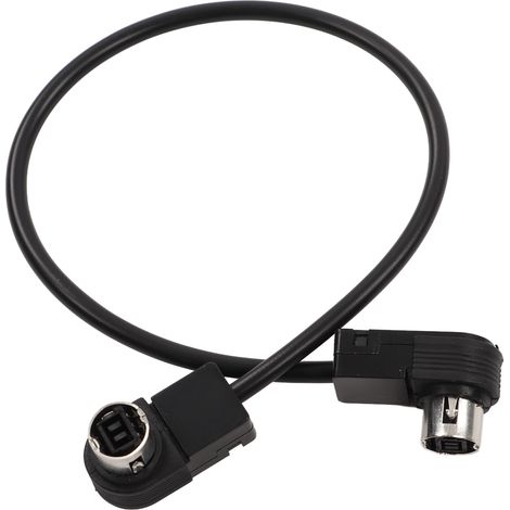 Adaptateur d'entrée AUX de voiture 30cm/11,81 pouces, câble Audio pour lecteur CD, remplacement haute ténacité pour Alpine.