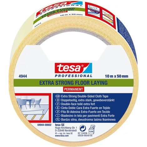 ADHÉSIF DE FIXATION TESA 4944-2-5 (L X L) 10 M X 50 MM BLANC 1 BOBINE(S) (1/10)