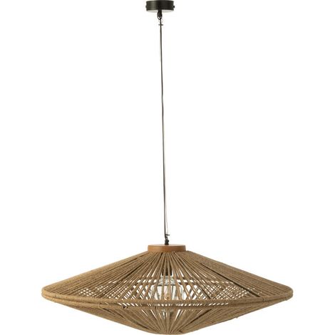 Lampe Suspension en Jute "Dollie" 93cm Naturel (1/3)