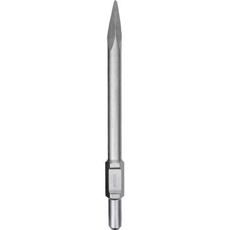STIER SDS-HEX Spitzmeißel, 410 mm, für Abbruchhammer, aus Stahl, guter Materialabtrag, vielseitig einsetzbar (1/5)