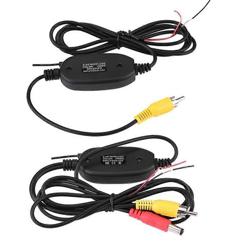 Kit émetteur-récepteur sans fil RCA Video 2,4 GHz pour système de surveillance de caméra de recul de voiture (1/4)