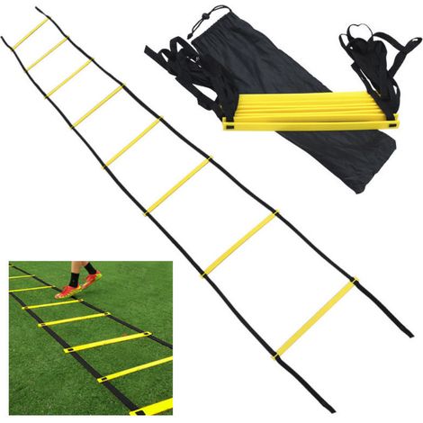 Échelle de vitesse 12 sections ajustables – Longueur 6 mètres – Largeur 42 cm – Épaisseur 0,5 cm – Housse de rangement incluse – D-Work