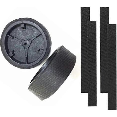 Roues et pneus pour iRobot Braava 380T, 320 et 321, Mint Plus 5200C : pièces et accessoires pour robot laveur de sols. (1/5)