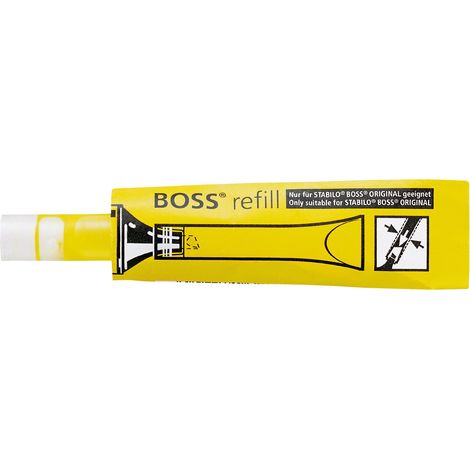 Recargas para Rotulador Marcador Amarillo Fluorescente Stabilo Boss
Caracteristicas:
-Tecnología Antisecado STABILO: 4 horas de protección antisecado