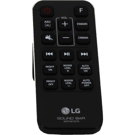 Telecommande AKB74815376 pour Barre de son LG GOLDSTAR