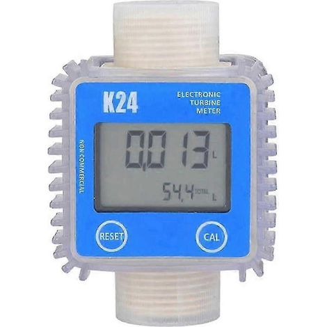 Débitmètre numérique K24 pour turbines, huile, carburant, liquide de mer, eau, produits chimiques. (1/5)