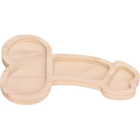 Planche à fromage originale 40 cm, plateau pratique en hêtre pour pique-nique, cadeau anniversaire ou restaurant (1/5)