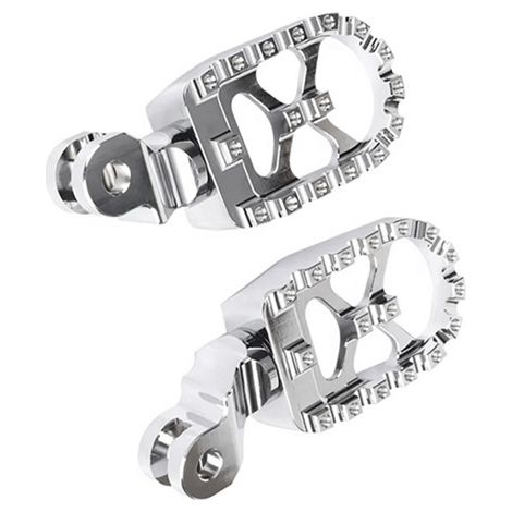 1 pair of modified front pedals/pads for Triumph Bonneville T100 and Climber T900 models (2001-2015). (1/5)