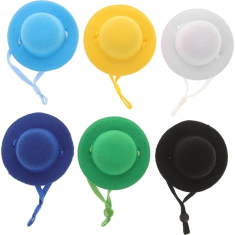 Lot De 6 Chapeaux Pour Poulets De Compagnie Chapeaux Pour Poulets À Porter Petits Chapeaux Pour Animaux De Compagnie Chapeaux Pour Poulets Chapeaux Portables Pour Animaux De (1/5)