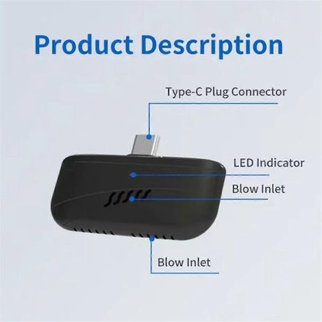 Testeur d'haleine portable Mini-testeur d'alcool -- (1/5)