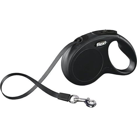 Flexi Classic Medium Black Cord 5m - 40092