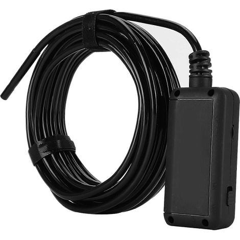 Caméra d'inspection WiFi 5MP 0.2in, endoscope IP67 avec 6 LED, pour smartphones iOS et Android, capteur de visualisation étanche (1/5)