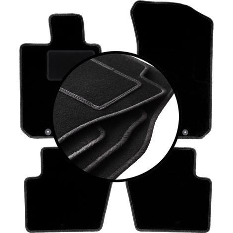 Komplettset Veloursmatten für: Honda Legend IV Limousine (2004-2012)