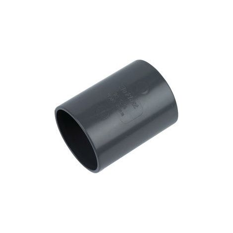 FloPlast 32mm ABS Solvent Weld Coupling - Anthracite Grey (1/2)