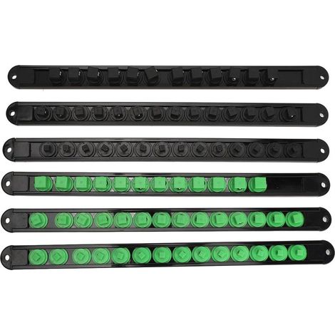 Porte-Douille, Organisateurs de Socket 6PCS Organisateur de Douille à 360 ° Cap (1/5)