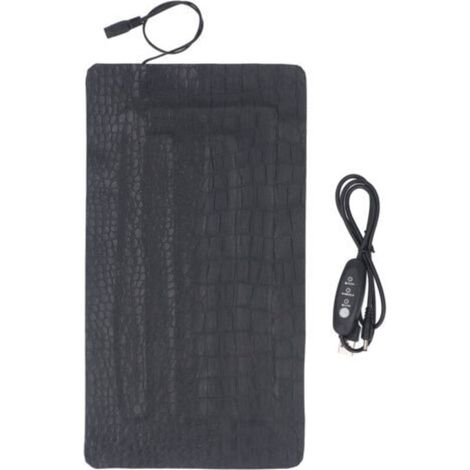 Manta térmica para plántulas, control de temperatura de 3 velocidades, almohadilla térmica de cuero PU para plantas hidropónicas para jardinería de interior, tipo 3318 (33 x 18 cm / 12,99 x 7,09 pulga