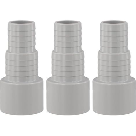 CCYKXALot de 3 adaptateurs de tuyau de piscine avec raccord à douille de 50 mm pour tuyaux de diamètre intérieur 32 mm ou 38 mm (1/5)